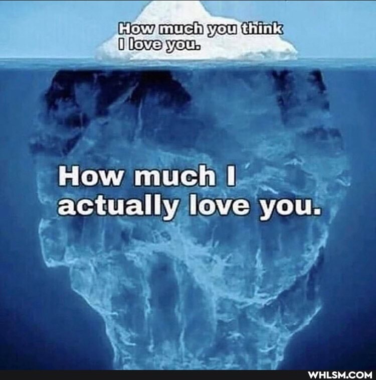 you,
How much actually love you.