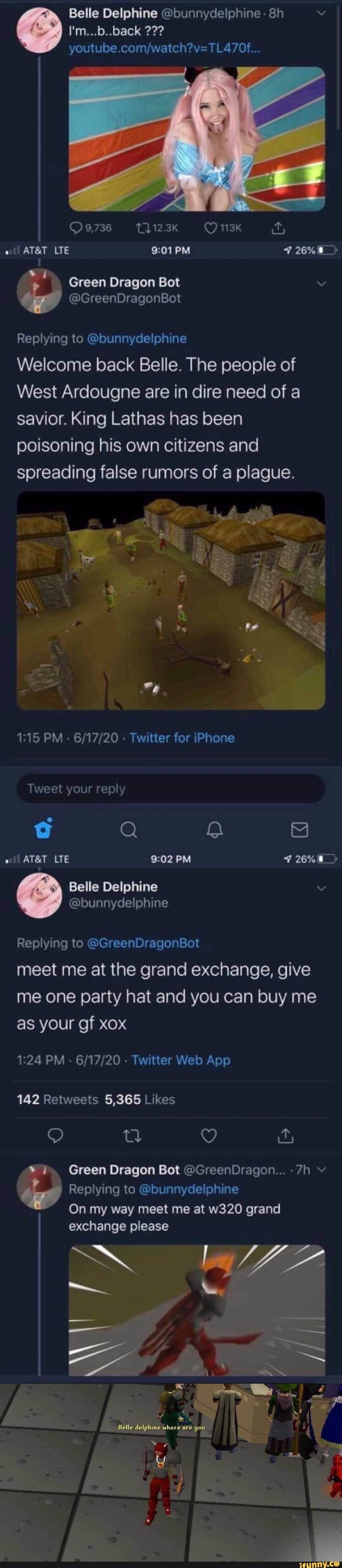 youtube.com/watch?v=TL470f...
Replying to @bunnydelphine
Welcome back Belle. The people of
West Ardougne are in dire need of a
savior. King Lathas has been
poisoning his own citizens and
spreading false rumors of a plague.
