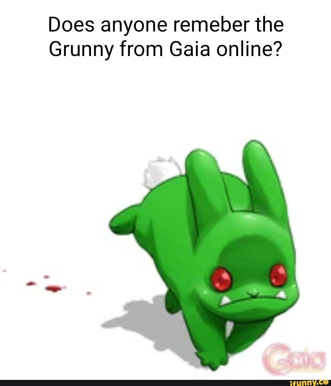 Does anyone remeber the Grunny from Gaia online? I I - iFunny
