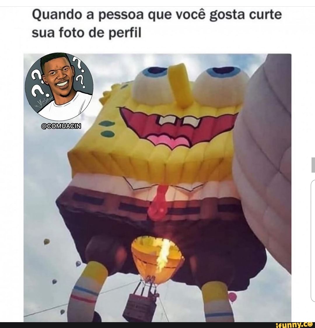 Quando a pessoa que você gosta curte
sua foto de perfil