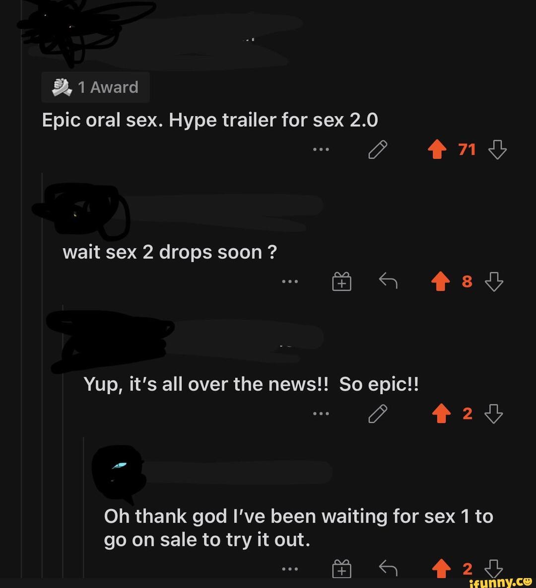 1 Award Epic oral