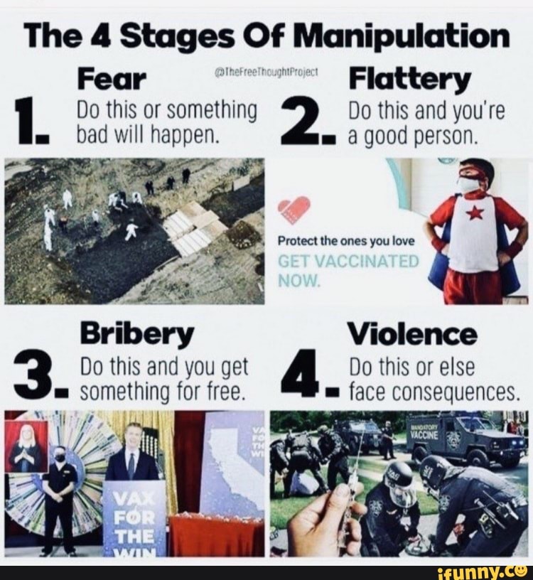 The 4 Stages Of Manipulation Fear Flattery I Do this bad will or
