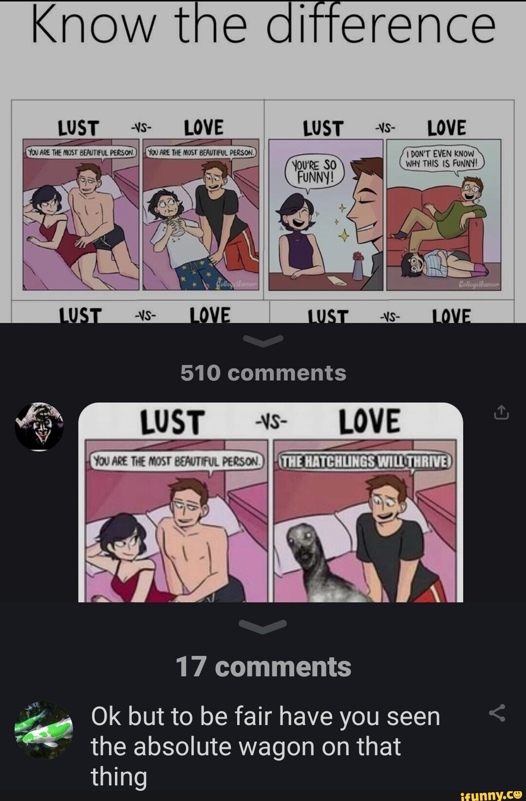 lust vs love