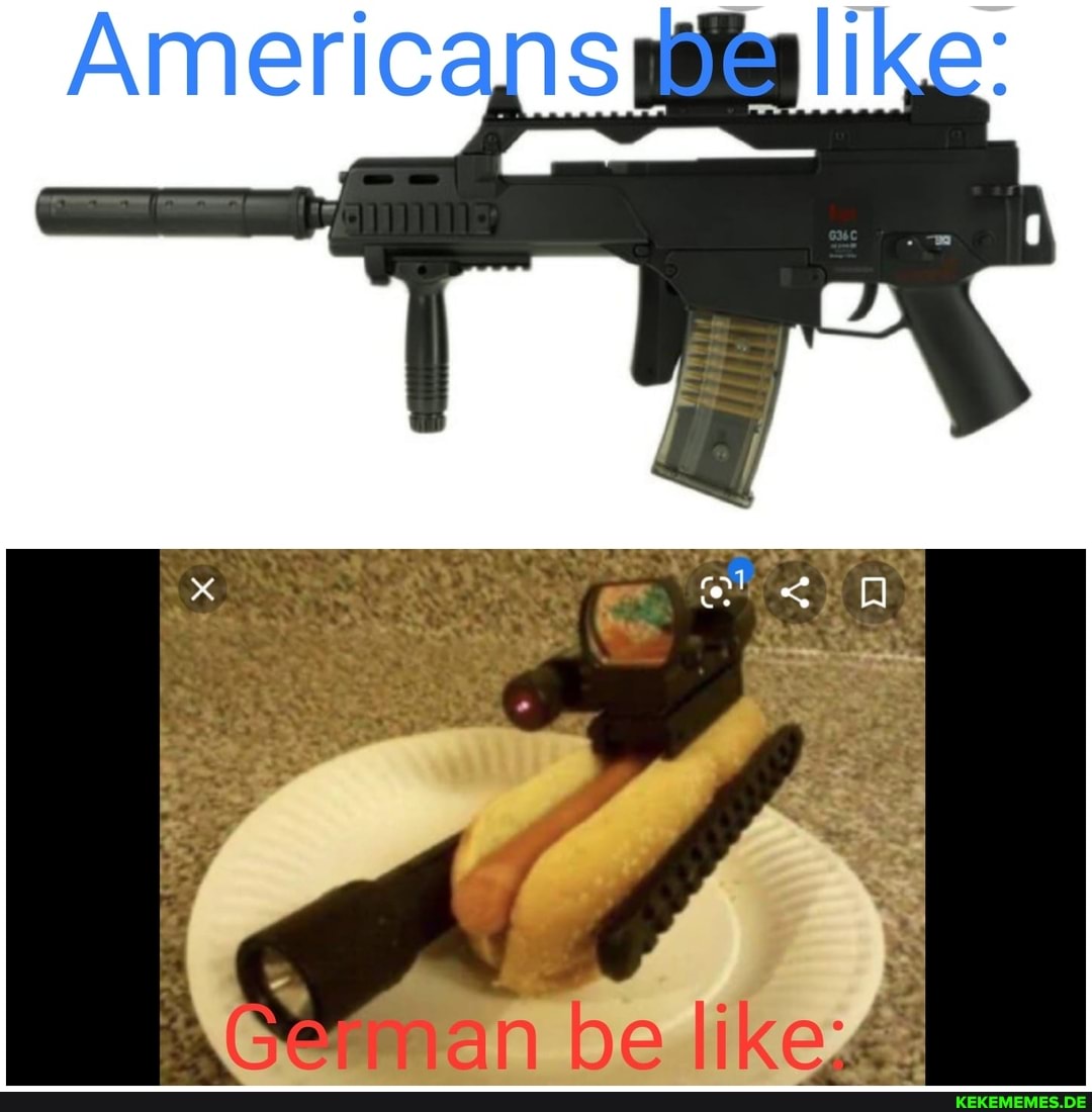 Americans
be like'