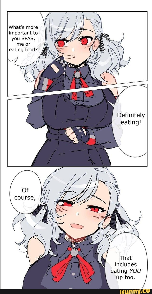 What S More Important To You Spas Me Or Eating Food Eating Includes Eating You Up Too Ifunny