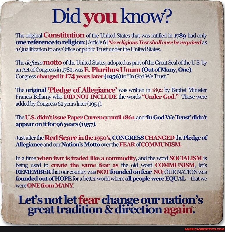 Did you know? The original Constitution of the United States that was