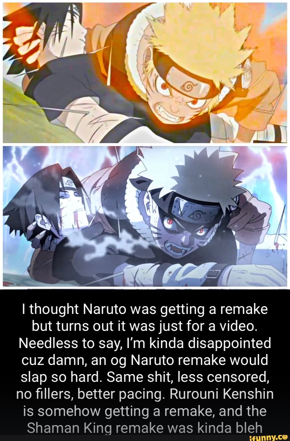 Naruto Shippuden Kai (what if they remade the show with all filler