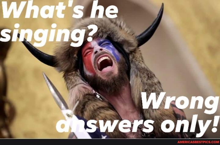 What's he singing?
Wrong ahswers onlv!