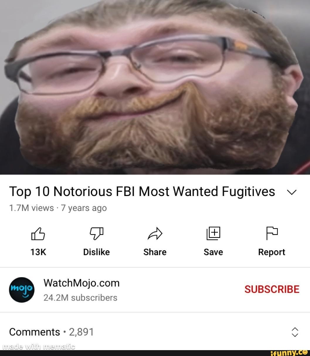 Top 10 Notorious FBI Most Wanted Fugitives ~v 1.7M views 7 years ago FF 