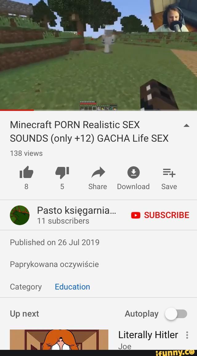 Porn With 8d Sound - Minecraft PORN Realistic SEX A SOUNDS (only +12) GACHA Life SEX ...