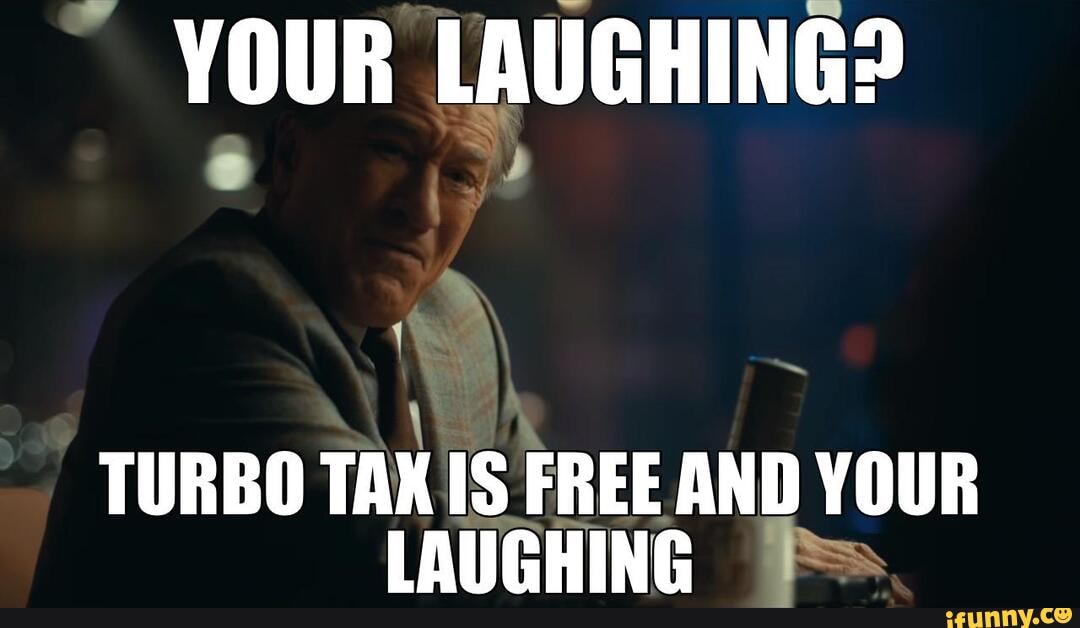 YOUR LAUGHING?
2
TURBO TAK IS FREE AND YOUR
LAUGHING a
SO