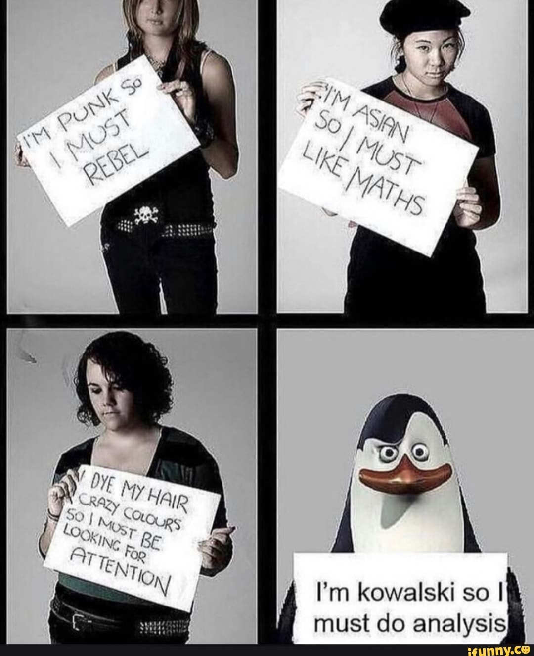 I'm kowalski so I must do analysis - iFunny :)