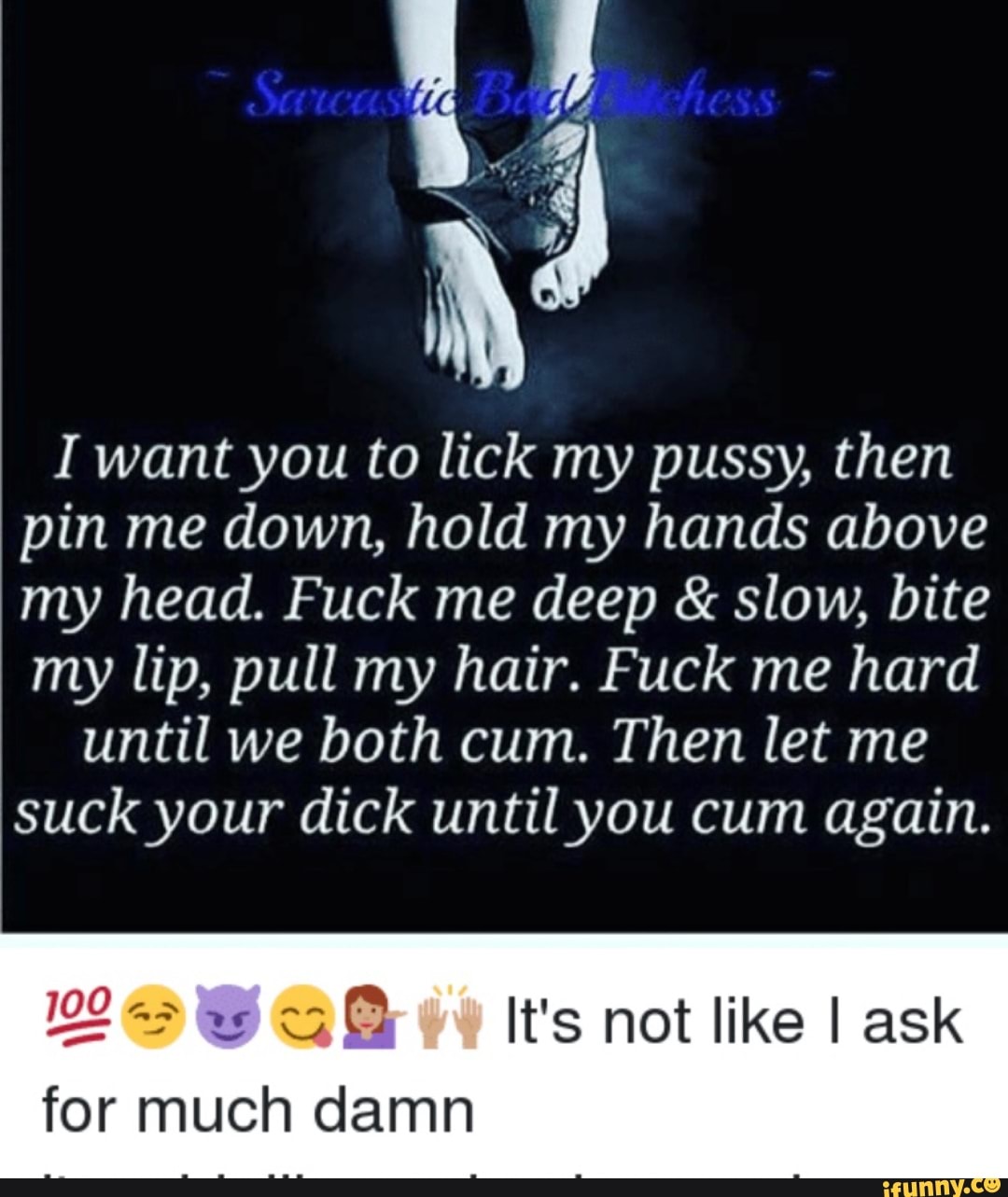 Ebony Cum Inside My Pussy