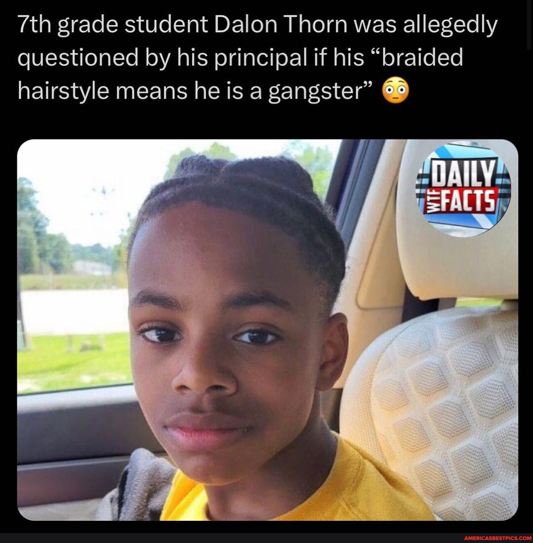 Thoughts? 😳💭 - grade student Dalon Thorn was allegedly questioned by ...