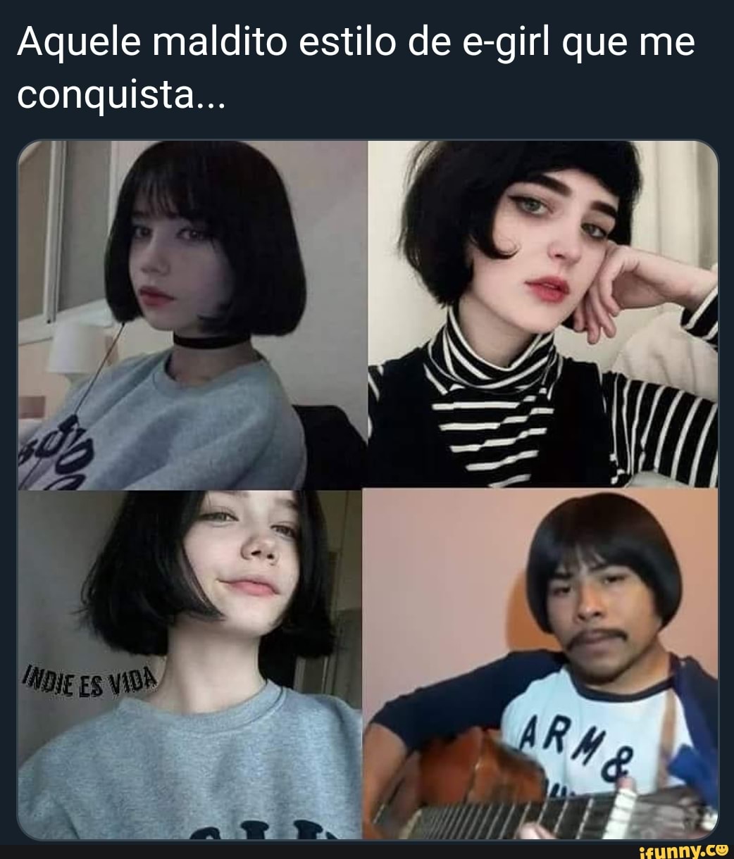 Aquele maldito estilo de e-girl que me
conquista...