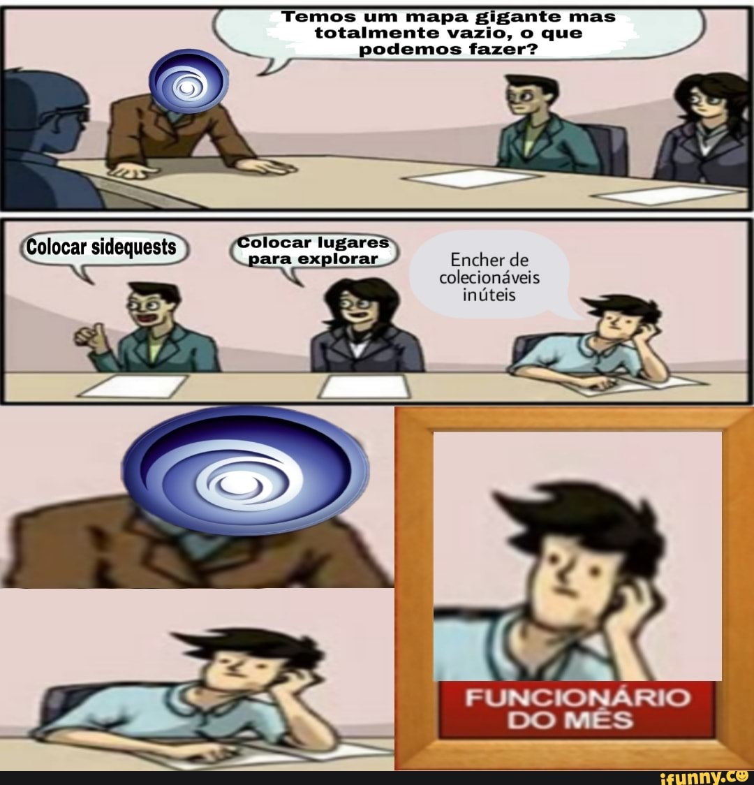 Temos um mapa gigante mas
totalmente vazio, o que
podemos fazer?
olocar sidequests
para explorar Encher de
colecionáveis