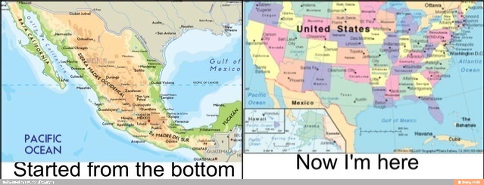 OCEAN A mad
Started from the
Bottom. us emo pra cega et CA mo aa
"Now I'm here