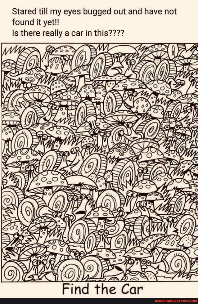 Stared till my eyes bugged out and have not found it yet!!
Is there really a car in this????