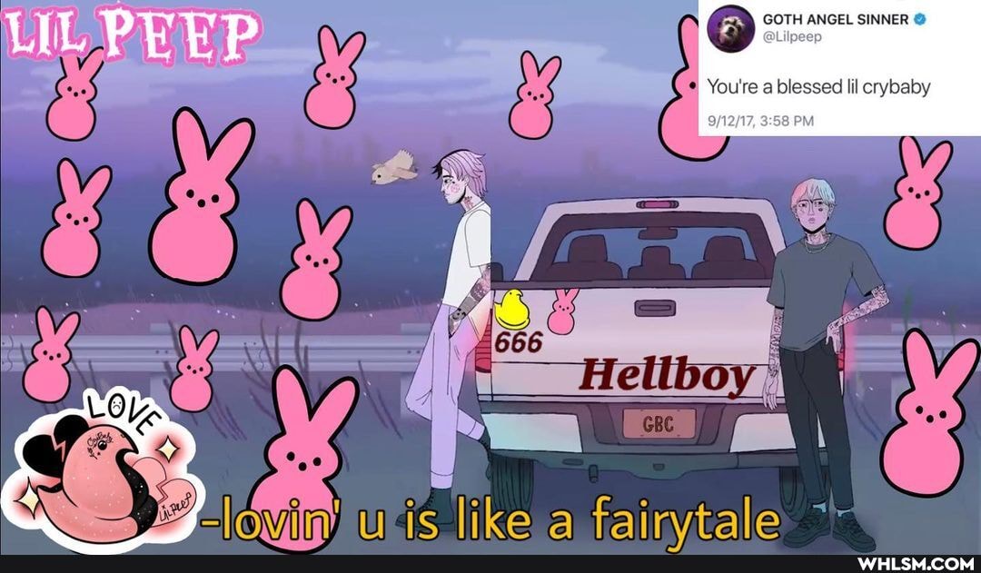 LIL PEEP
@ GOTH ANGEL SINNER @
You're a blessed lil crybaby