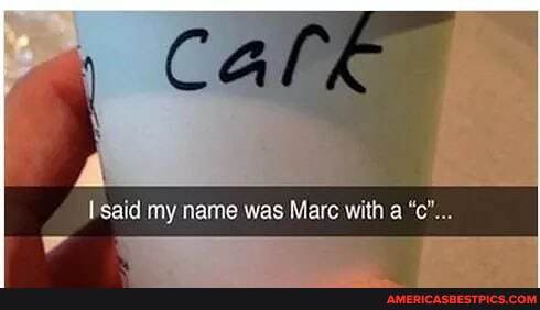 I said my name was Marc with a "c'.