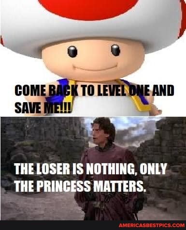 THE LOSER IS NOTHING, ONLY I THE PRINGESS MATTERS.