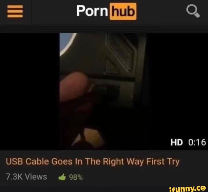 USB Cable Goes In The Right Way First Try