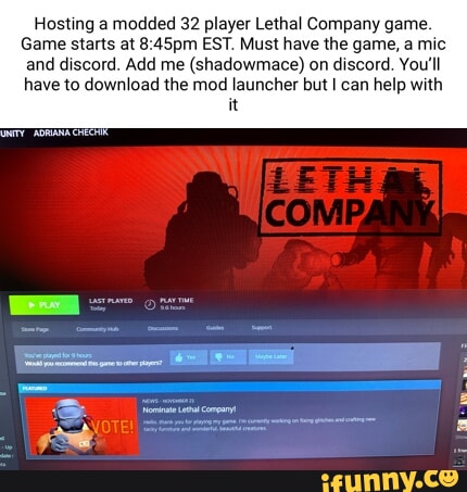 How to get the 8 player mod in Lethal Company