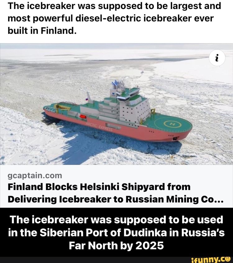 The icebreaker was supposed to be largest and most powerful diesel