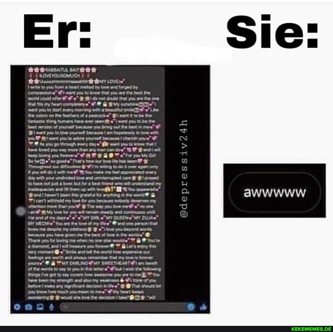LOVEYOUBOMUCH by mart you te ore he the awt t ehe Co overy GE wart bs Prat
Be gooe'
mene pa Te pou
Se pas weil ont bf MY MY OUEE pms me of the @
Theee Ret me whe me tare ored I wl beamee pas tree @ fee yt nay pu ee
OR
te
SSiv
@depre
awwwww
