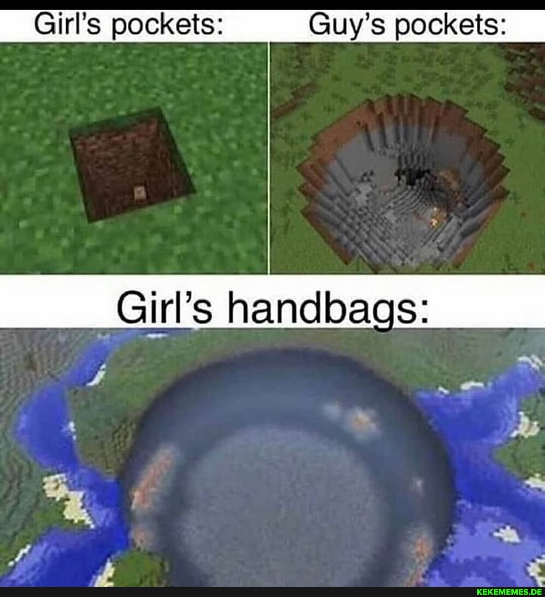 Girl's pockets: Guy's pockets:
Girl's handbags:
fy