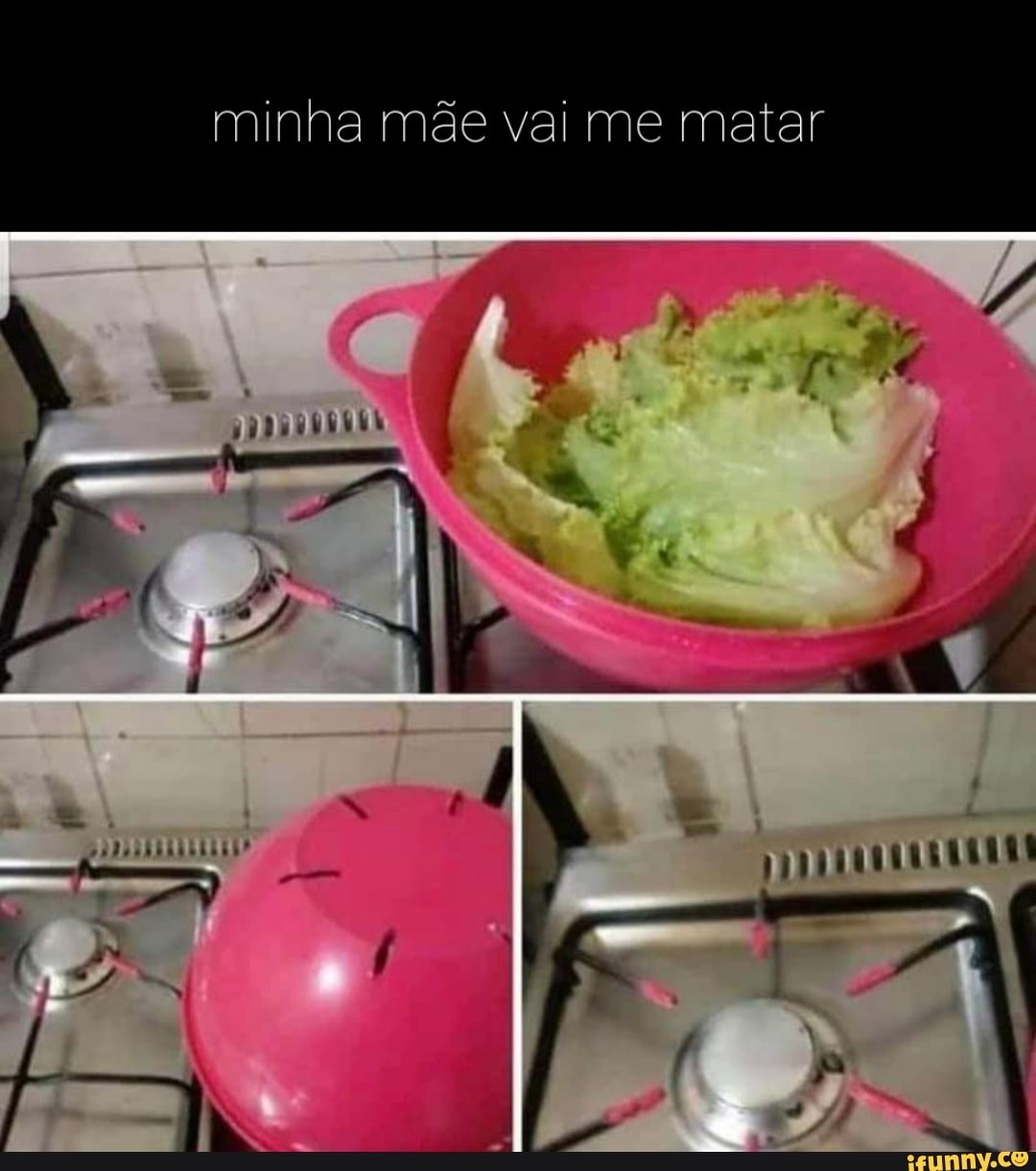 minha mãe vai me matar
I dá