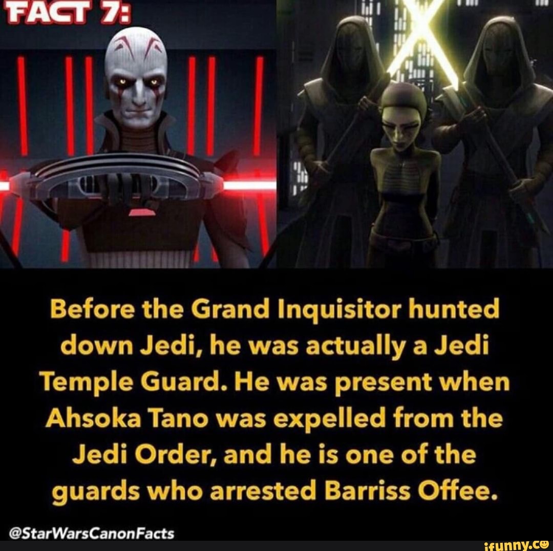 Before the Grand Inquisitor hunted down Jedi, he was actually a Jedi