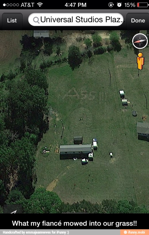 What my fiancé mowed into our grass!! - What my fiancé mowed into our grass!!