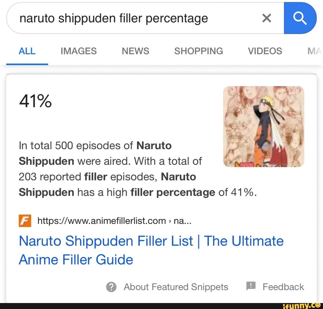 Naruto shippuden filler