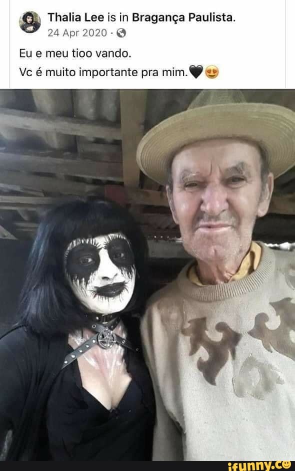 Thalia Lee is in Bragança Paulista
. 2020 4
Eu e meu tioo vando.
Vc é muito importante pra mim. PO