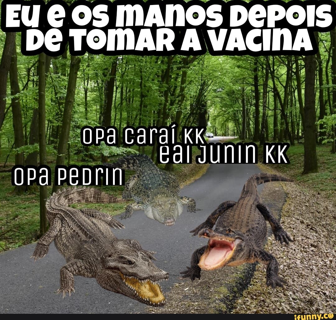 EU OS MANOS DEPoIs DE TOMAR A VACINA OPa Caral dI KK= Eal ...