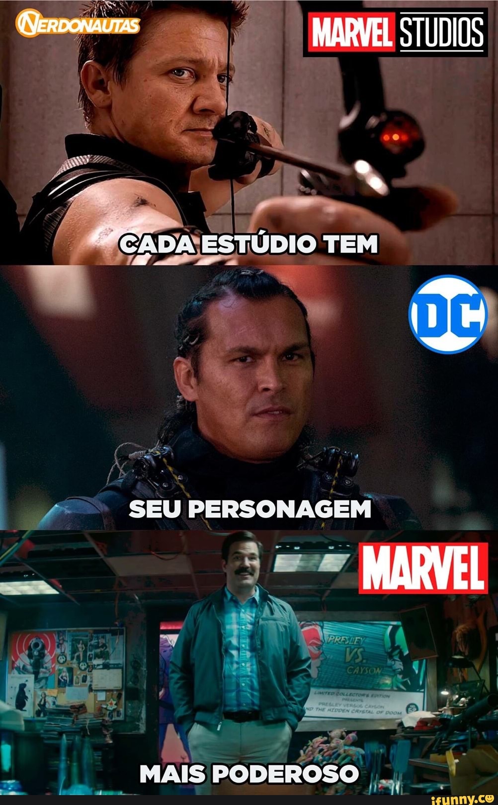 MARVEL STUDIOS
1
A
MAIS PODEROSO
I
I