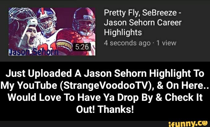 Pretty Fly, SeBreeze - Jason Sehorn Career Highlights 