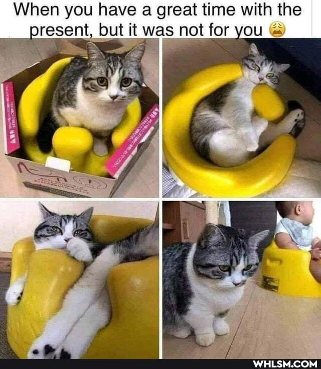 When you have a great time with the present, but it was not for you
