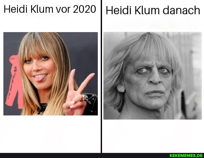 Heidi Klum vor 2020 I Heidi Klum danach
