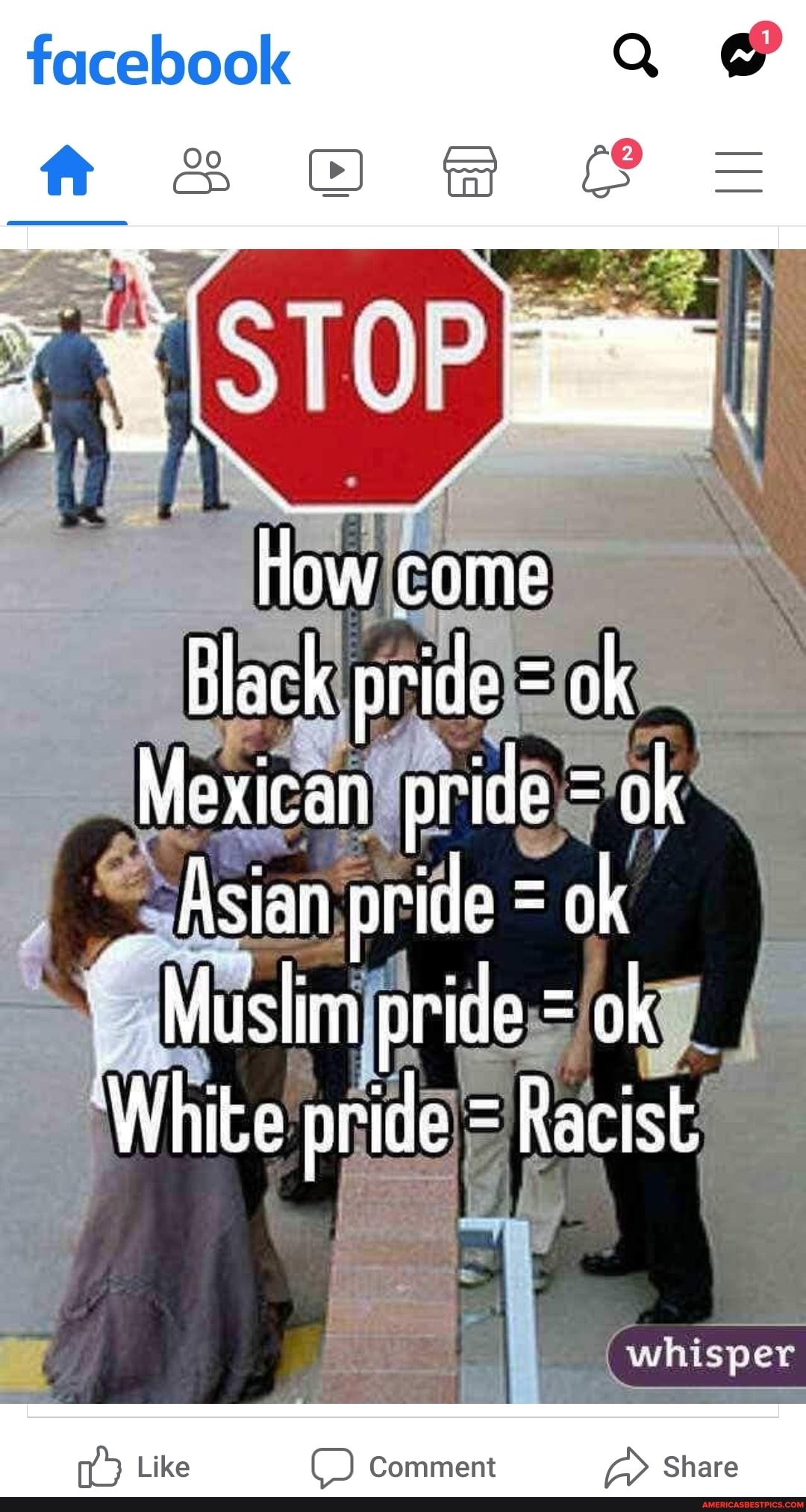 facebook
Asian. pride =
Muslim
Racist
