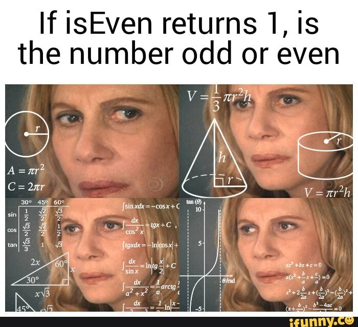 If isEven returns 1, is the number odd or even
