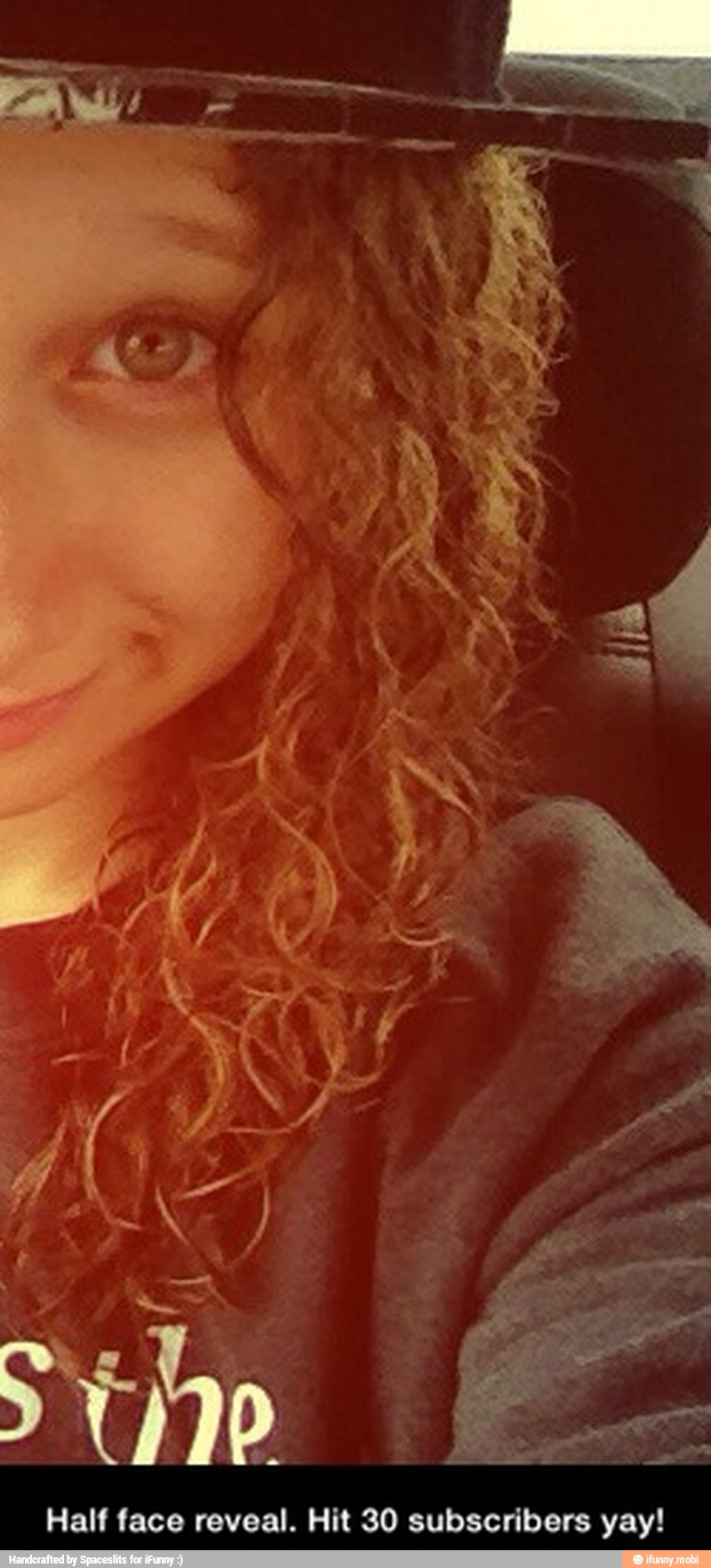 Half face reveal. Hit 30 subscribers yay!