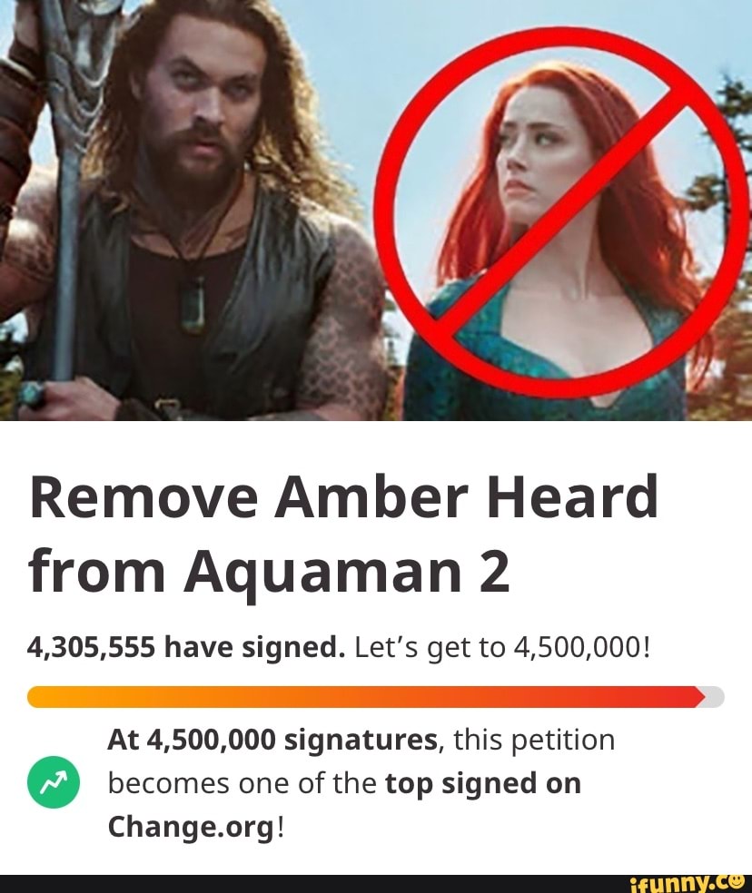 Remove Amber Heard From Aquaman 2 4305555 Have Signed Lets Get To