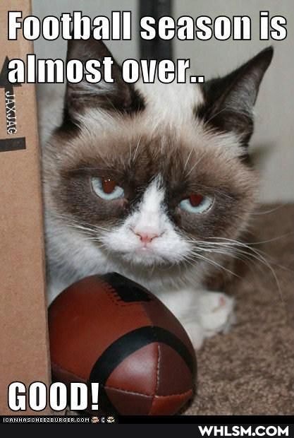 Football season is almost over..
