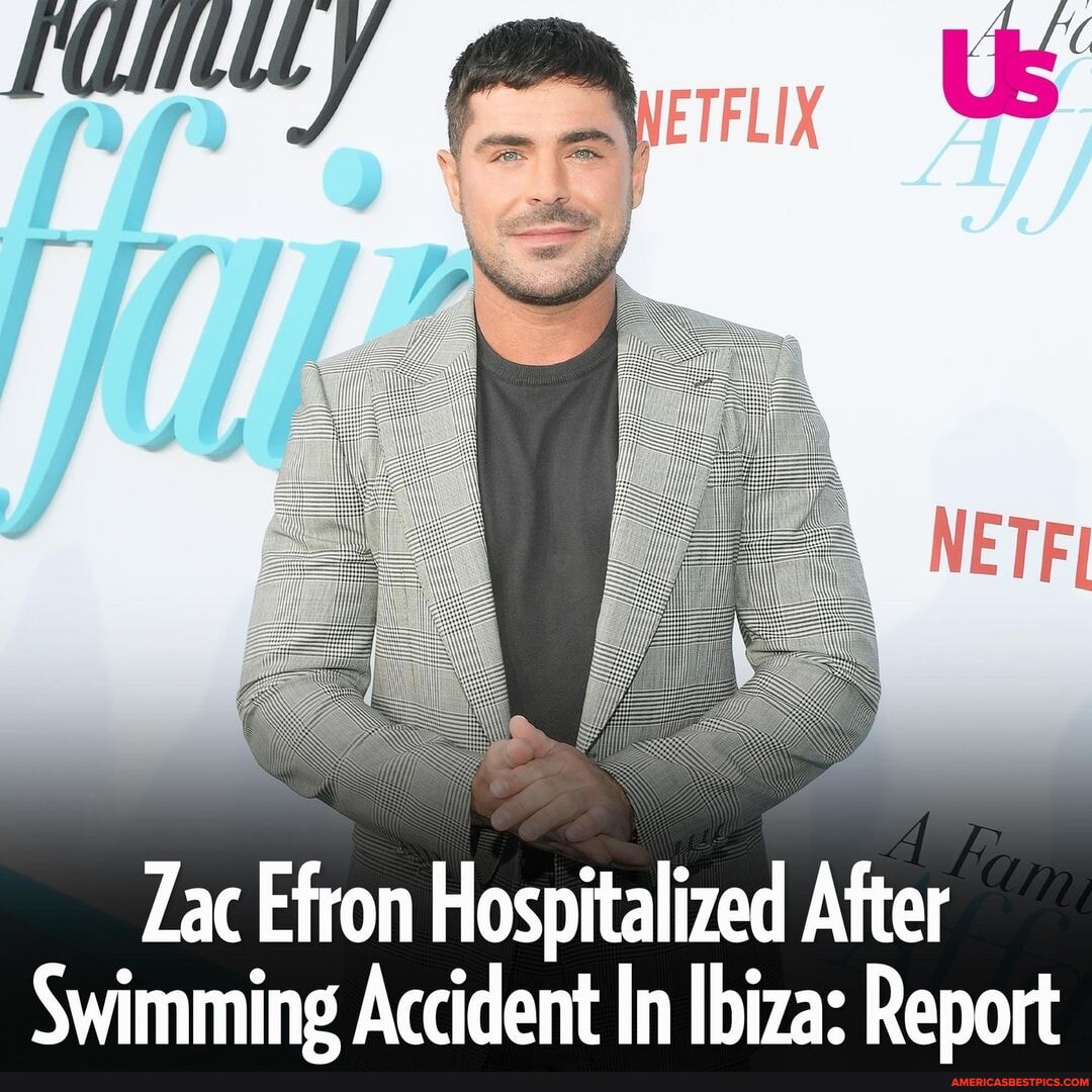 Zac Efron was hospitalized following a swimming incident on the Spanish(01)