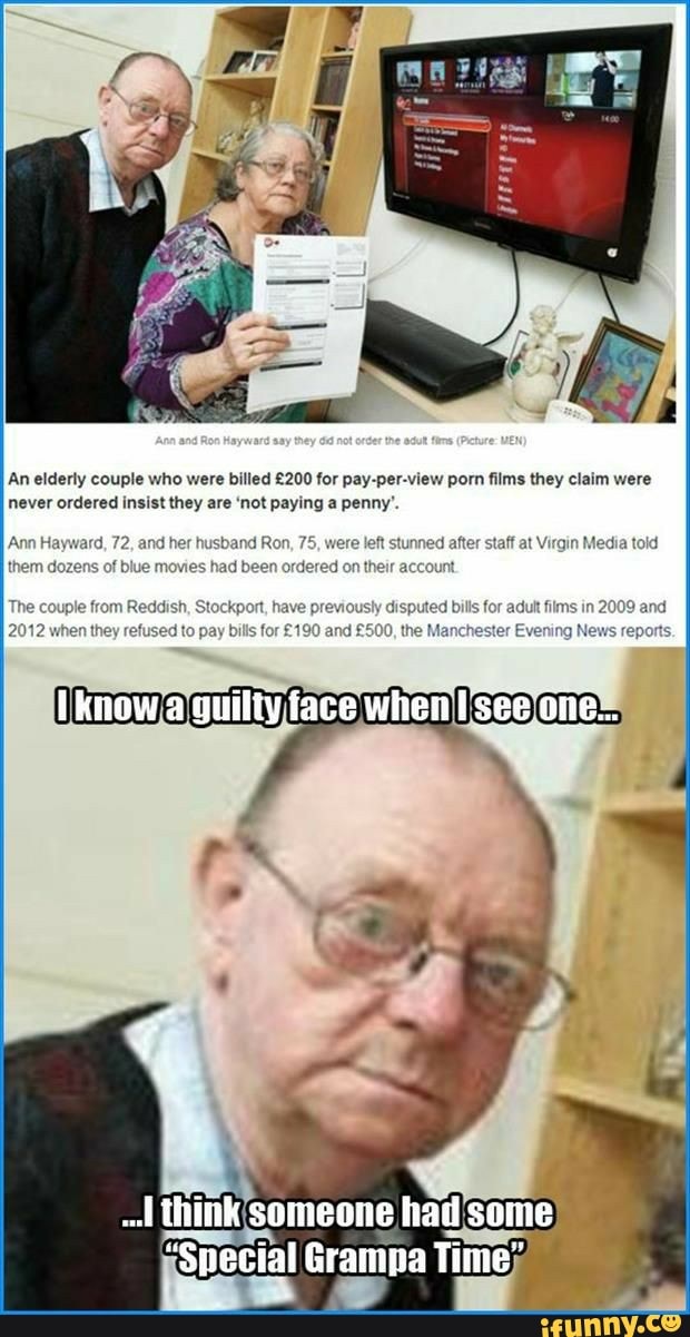 Old Couple Porn Captions - An elderly couple who were billed for pay-per-view porn films they claim  were never