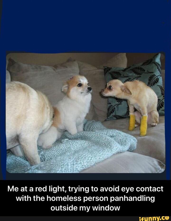 avoid eye contact meme