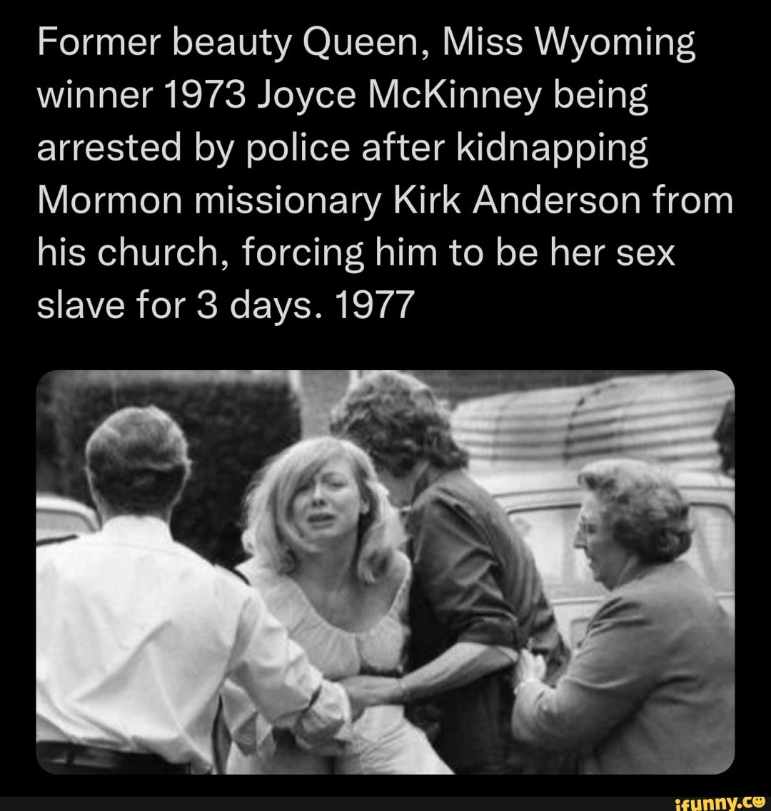 Former Beauty Queen Miss Wyoming Winner 1973 Joyce Mckinney Being Arrested By Police After 3677