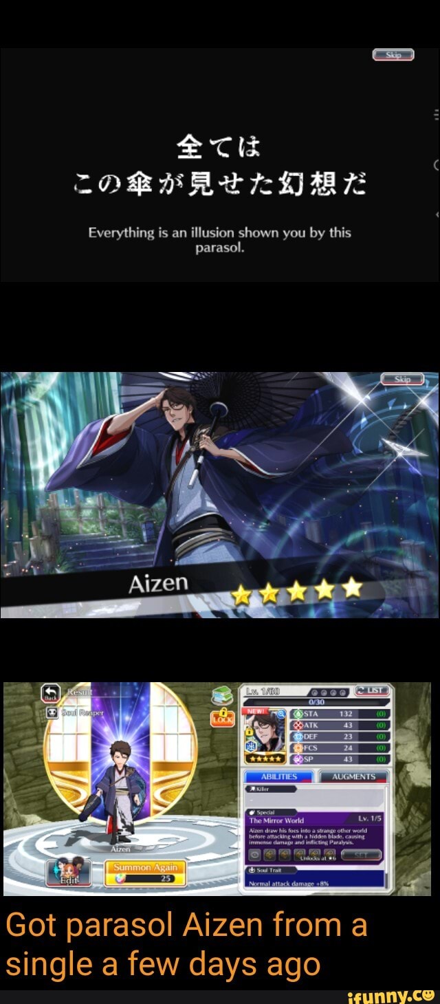 Parasol Aizen